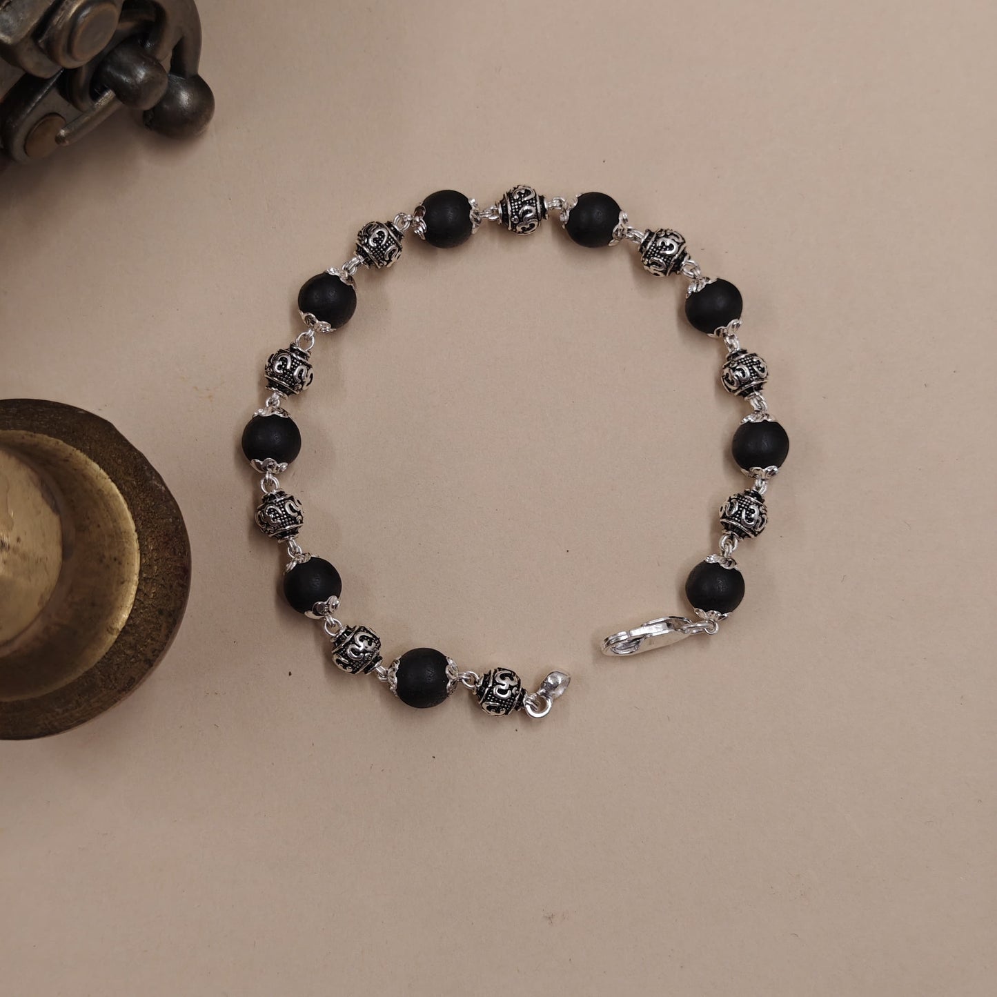 925 Silver Rudraksha Bracelet (Copy)k1 (Copy)