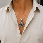 Load image into Gallery viewer, 925 Silver Narsimha Bhagwan Pendant | Divine Lord Narsimha Pendant for Protection & Strength