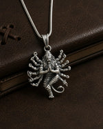 Load image into Gallery viewer, 925 Silver Narsimha Bhagwan Pendant | Divine Lord Narsimha Pendant for Protection & Strength