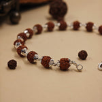 Load image into Gallery viewer, 925 Silver Rudraksha Bracelet