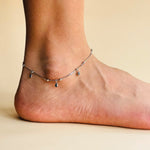Load image into Gallery viewer, Evil eye anklet