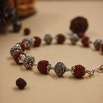 Load image into Gallery viewer, Rudraksha Bead Bracelet