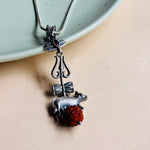 Load image into Gallery viewer, Shiv Rudrakash silver pendant