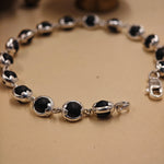 Load image into Gallery viewer, Silver Karanguli Circle Bracelet