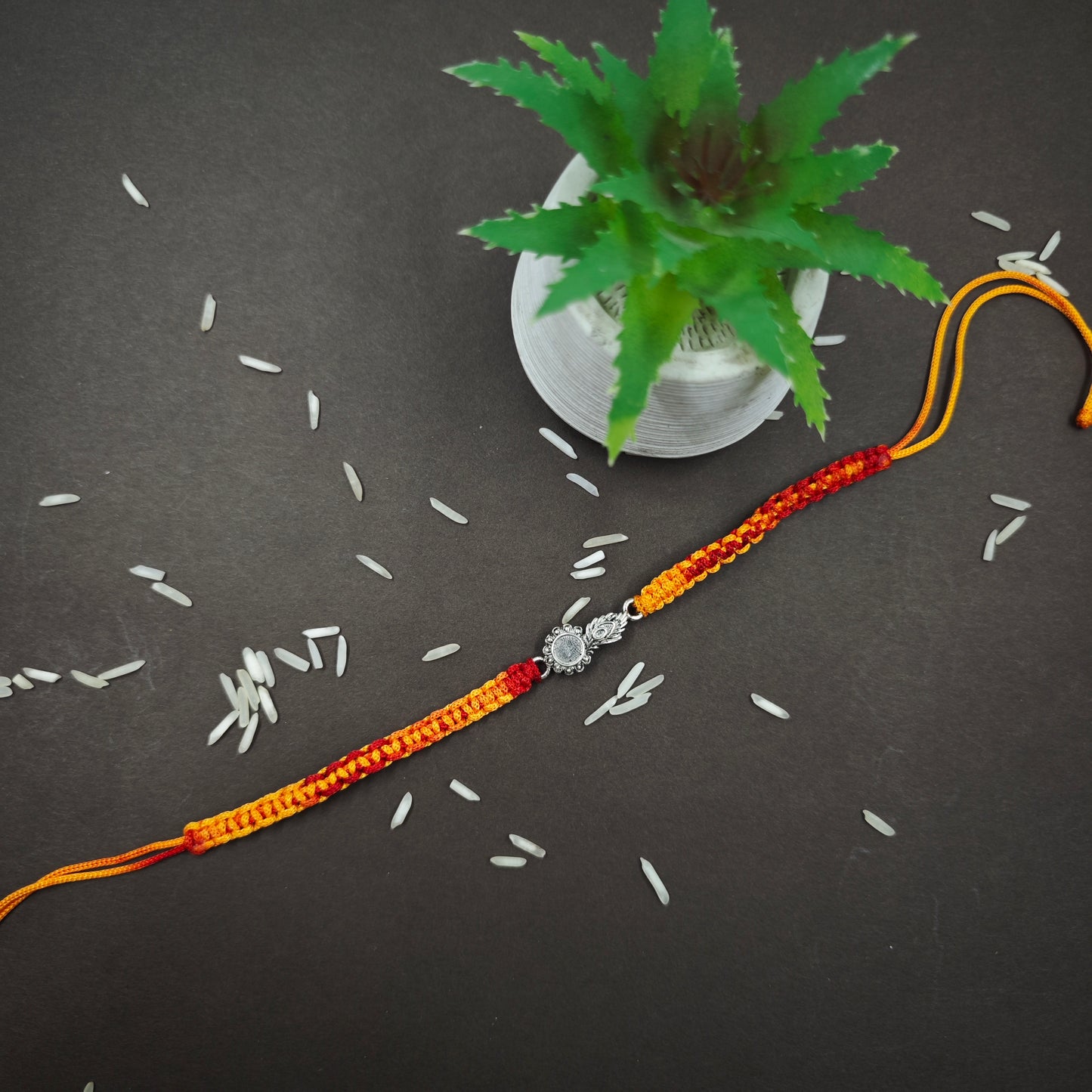Krishna Silver Rakhi 2