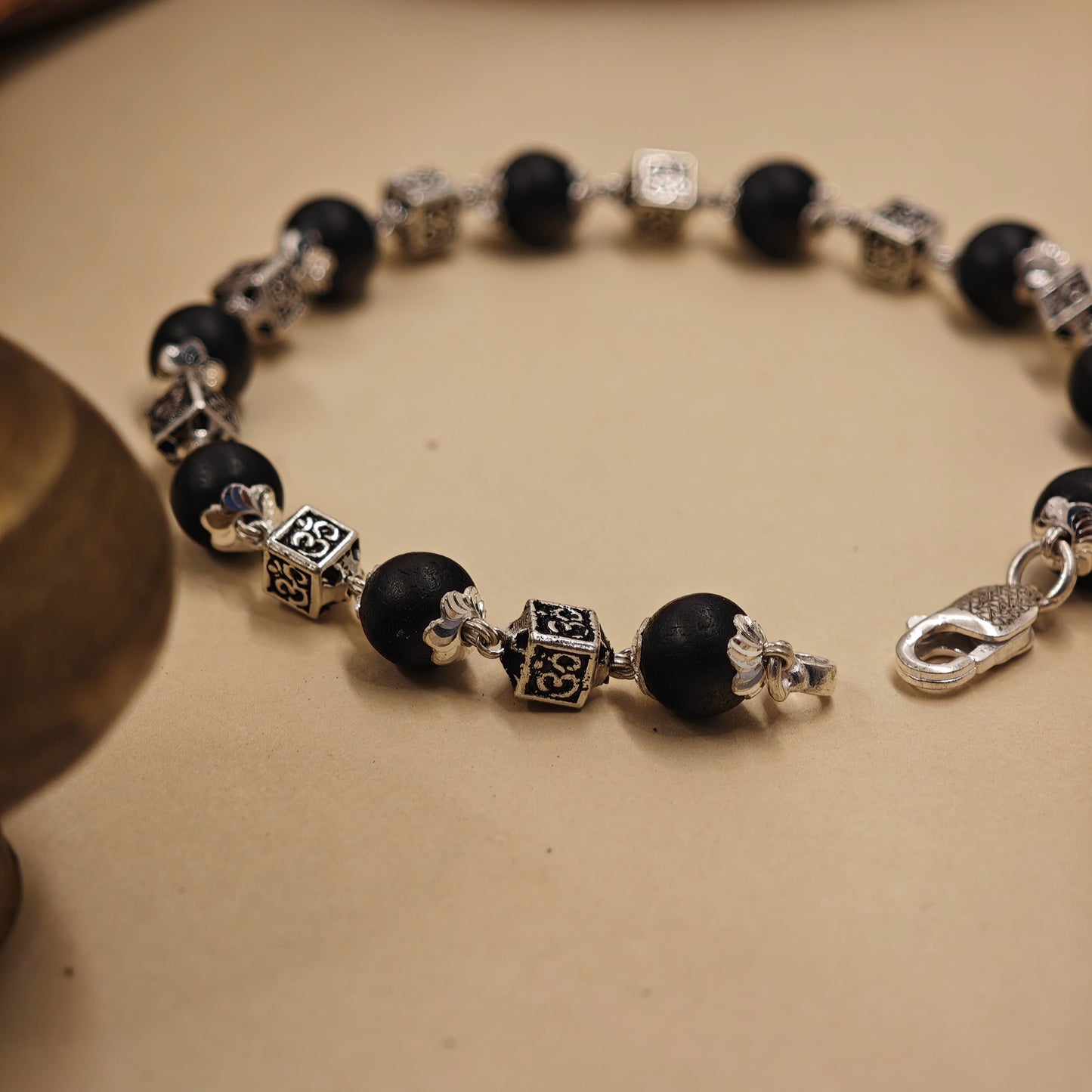 925 Silver Rudraksha Bracelet (Copy)k1 (Copy) (Copy)