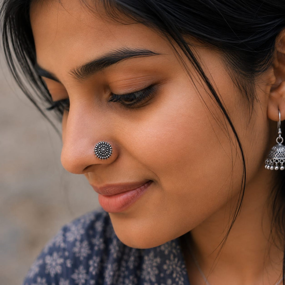 Everyday Oxidised Nose Stud