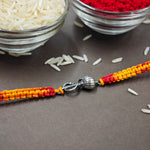 Load image into Gallery viewer, Hanuman Silver Rakhi
