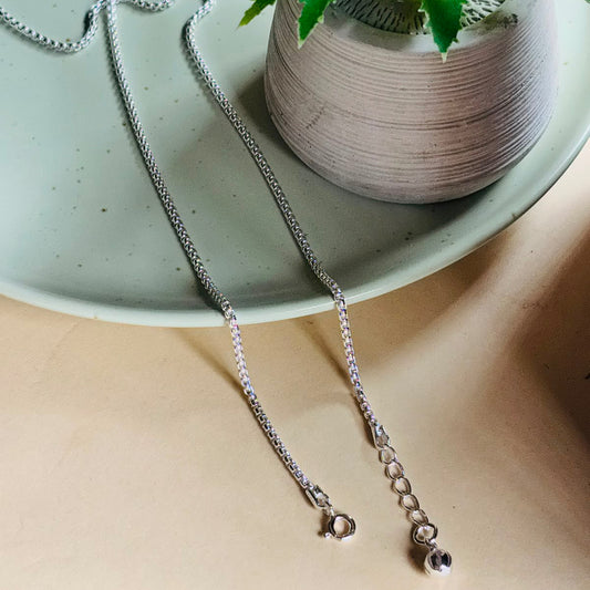 Box chain anklet