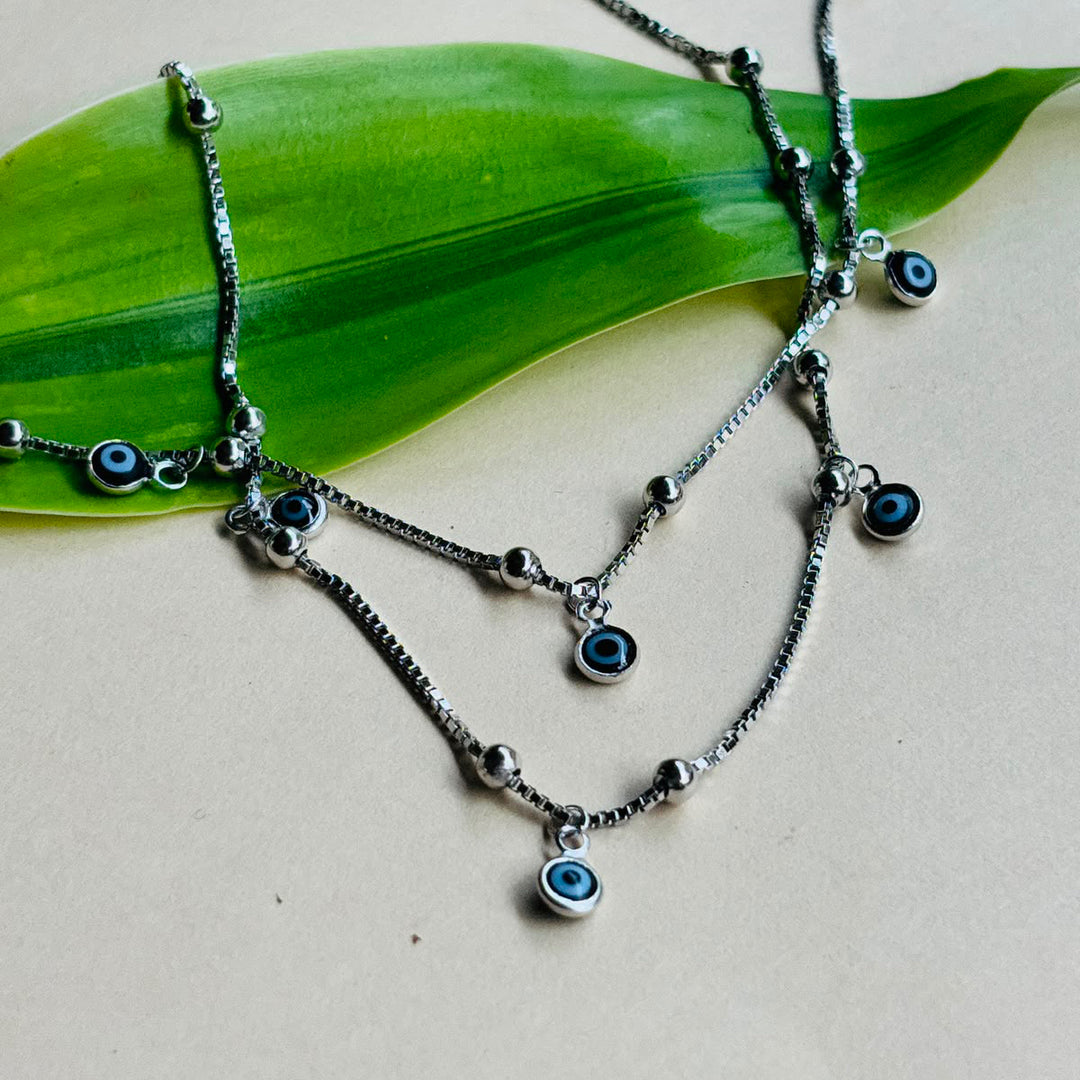 Evil eye anklet