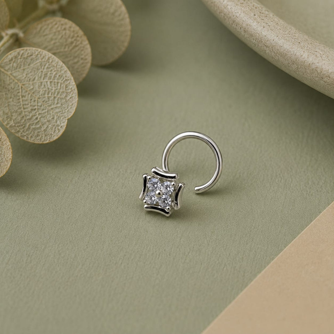 Timeless  Silver Nose Stud