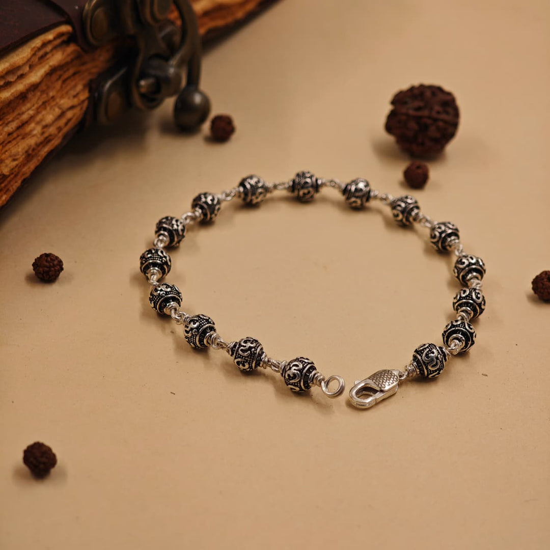  Om Bead Bracelet