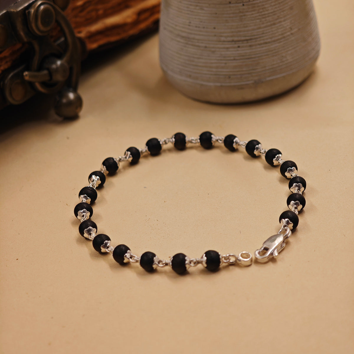 Silver karanguli bracelet (small beads)