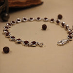 Load image into Gallery viewer, Silver Rudraksha bracelet 
