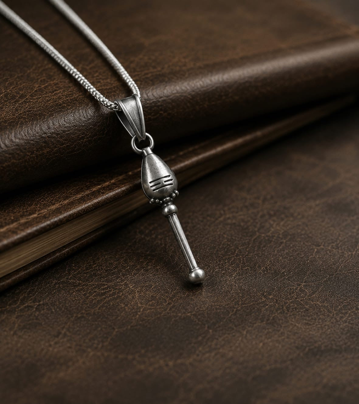 Silver vel pendant 