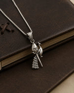Load image into Gallery viewer, Silver vel pendant 
