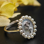 Load image into Gallery viewer, Silver Rose Ring
