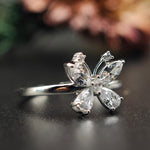 Load image into Gallery viewer, Crystal butterfly ring
