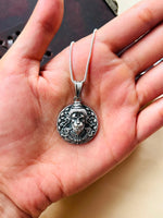 Load image into Gallery viewer, lord hanuman silver pendent
