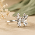 Load image into Gallery viewer, Crystal butterfly ring
