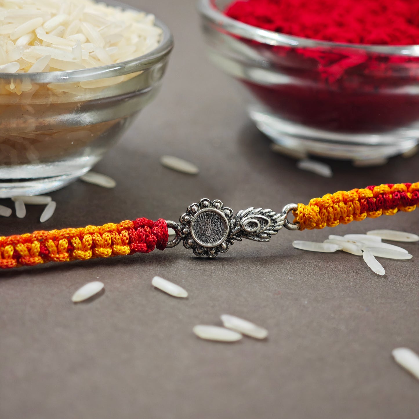 Krishna Silver Rakhi 2