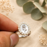 Load image into Gallery viewer, Silver Rose Ring
