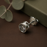 Load image into Gallery viewer, Minimal Crystal Stud Earring

