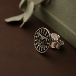 Load image into Gallery viewer, Oxidised Owl Stud Earring
