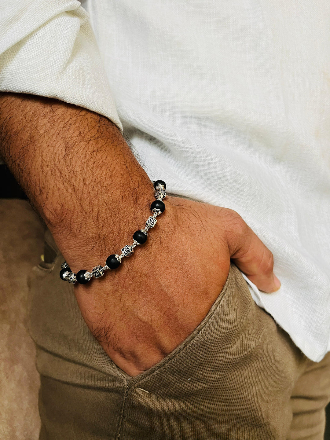 925 Silver Om Karanguli Bracelet 2
