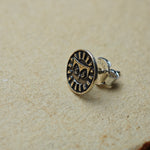 Load image into Gallery viewer, Oxidised Owl Stud Earring
