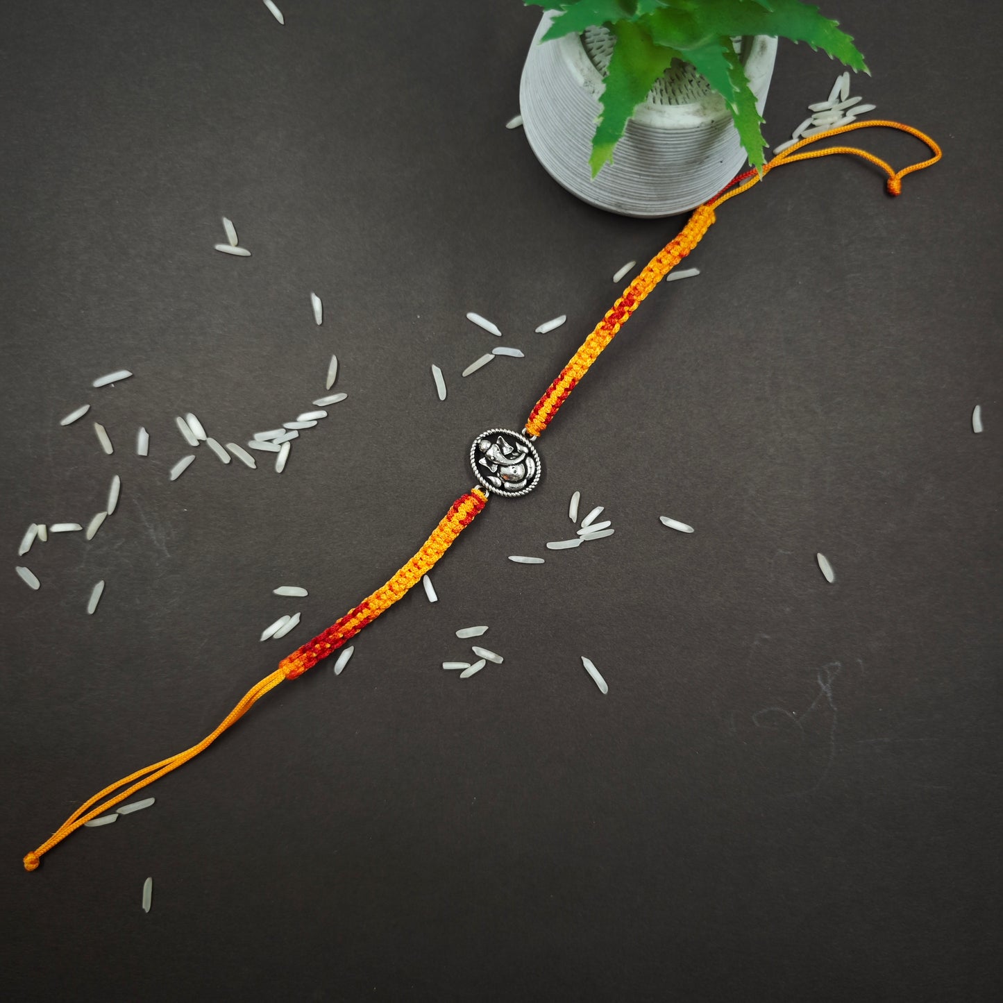 Ganesh Silver Rakhi 2